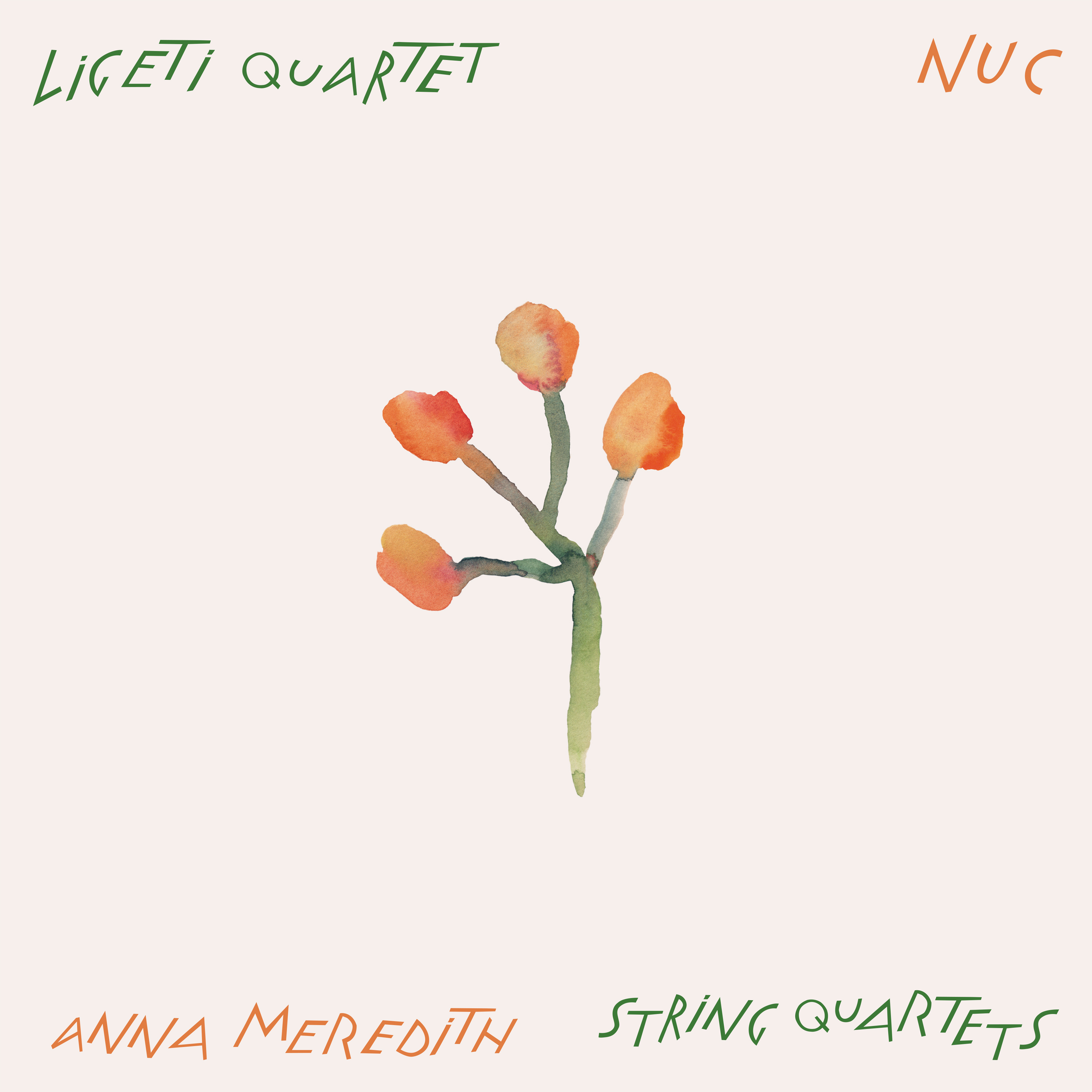 Album cover: Ligeti Quartet x Anna Meredith, 'Nuc'